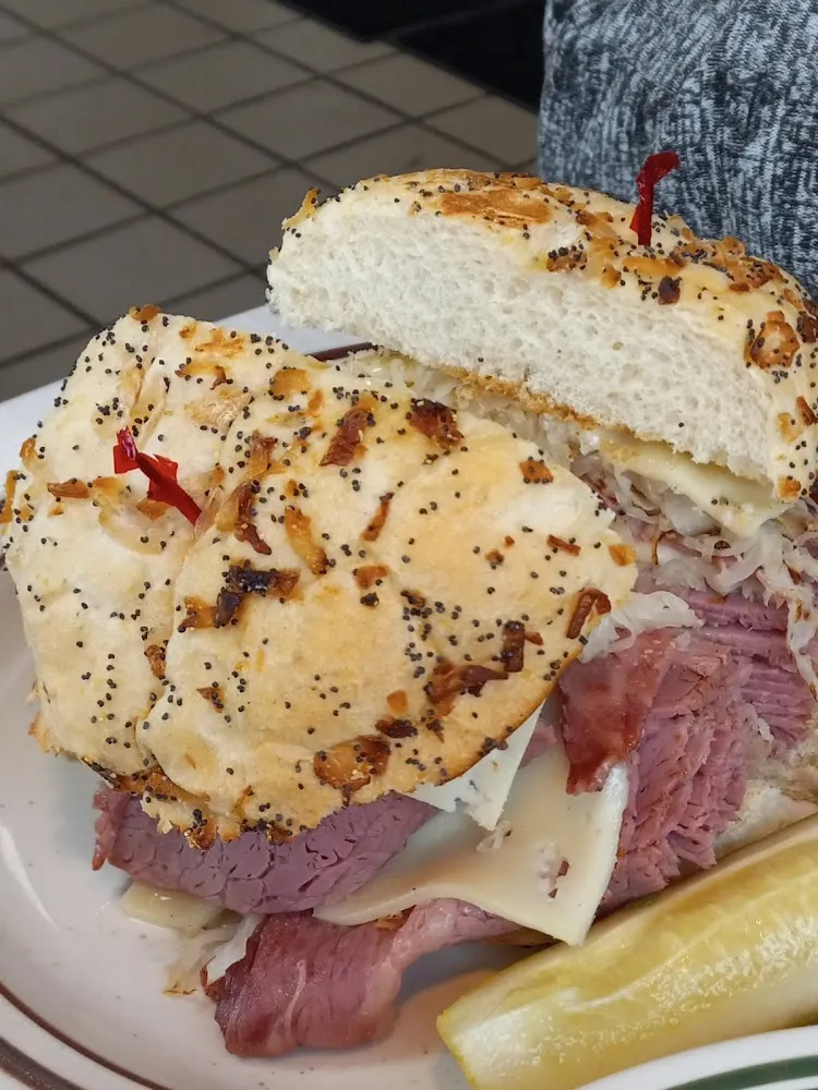 Corn Beef and Swiss on Rye